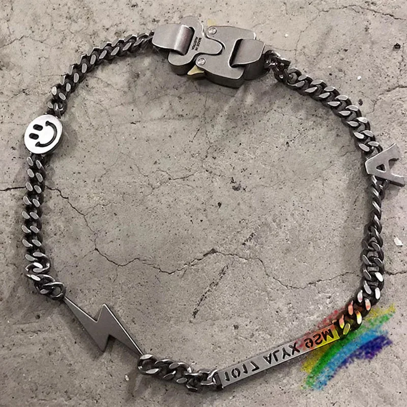 

Ожерелье из титановой стали ALYX Hero цепочка 1:1 лучшее качество хип-хоп Уличная одежда аксессуары ALYX металлическое ожерелье ALYX