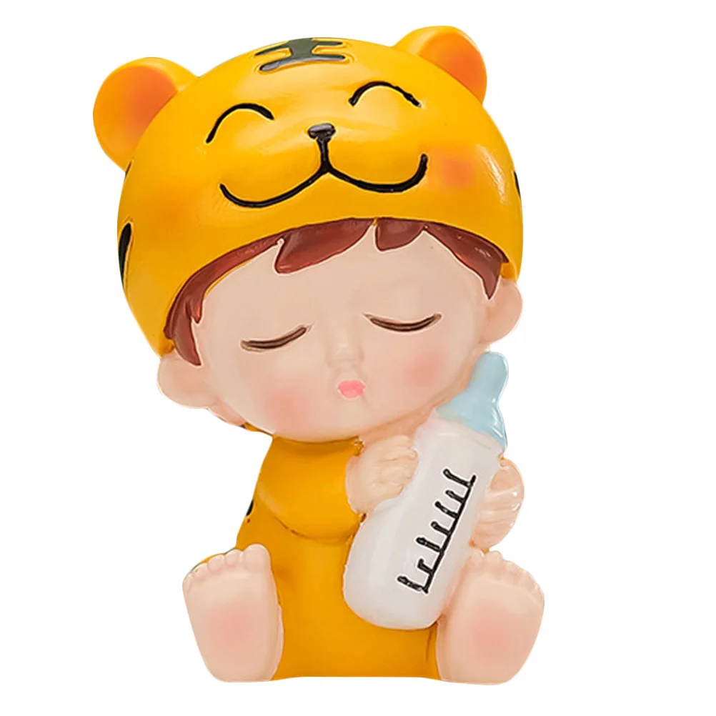 

Tiger Car Adornment Decorative Tiger Figurine Home Adornment Resin Craft