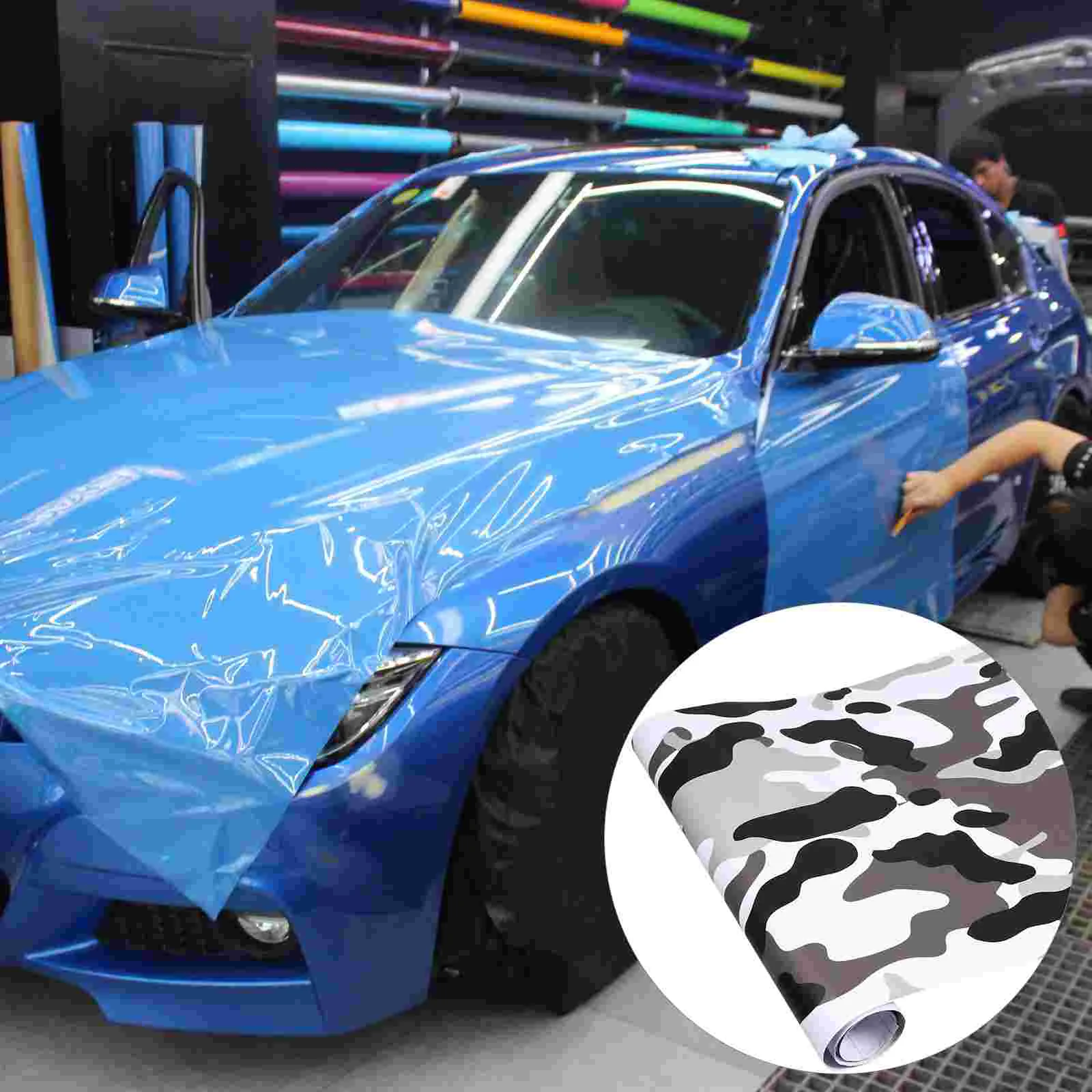 

Sticker Car Decor Body Camouflage Color Changing Film Motorcycle Decal Pvc Auto