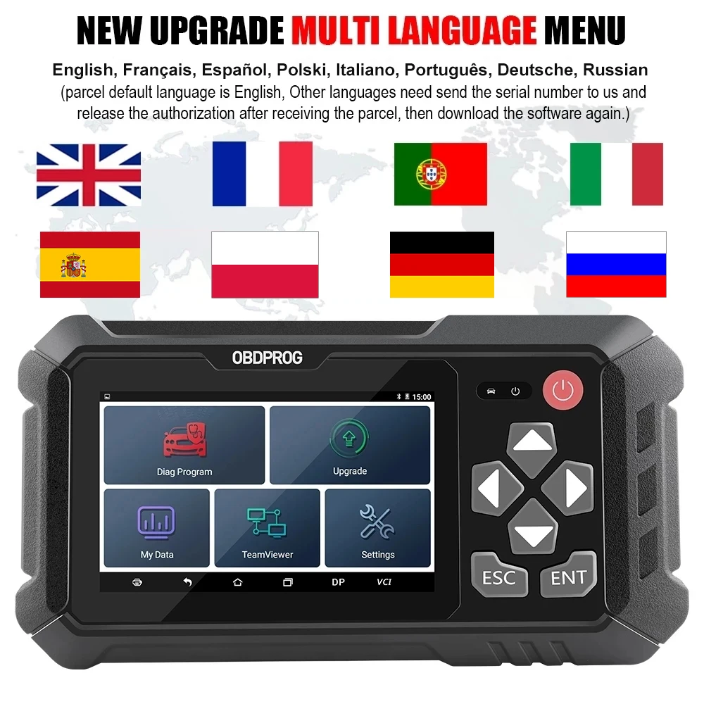 OBDPROG 501 OBD2 диагностический инструмент для программирования автомобильных ключей
