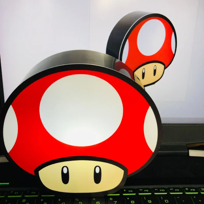 

Creative Retro Nostalgic Mushroom Night Light USB Charging Game Atmosphere Light Bedroom Bedside Table Lamp Children's Gift