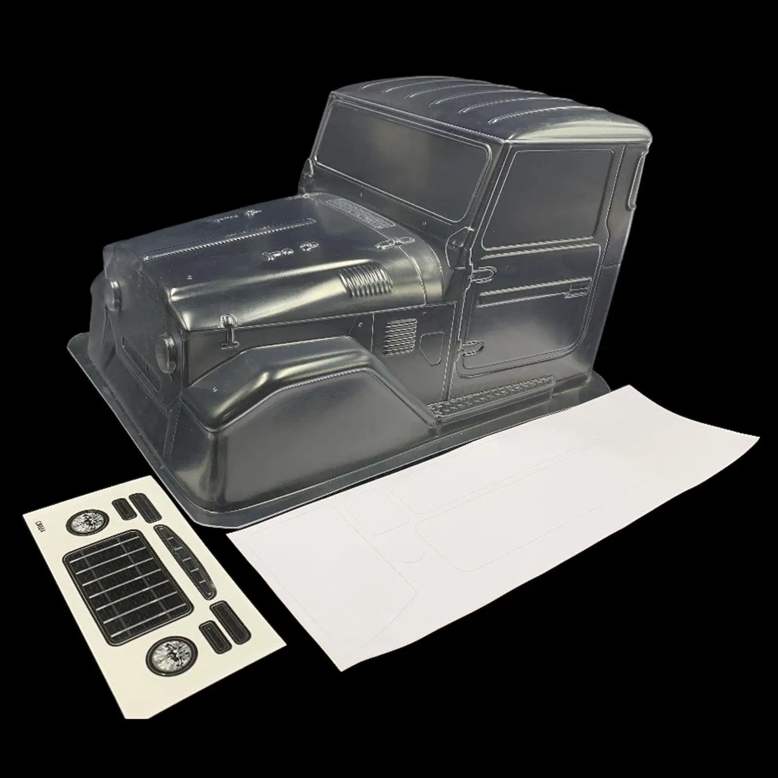 

1/10 прозрачный корпус из поликарбоната для радиоуправляемых автомобилей/грузовиков, крыло и наклейки, колесная база 313 мм, прозрачная для замены радиоуправляемого гусеничного автомобиля 90046 90047