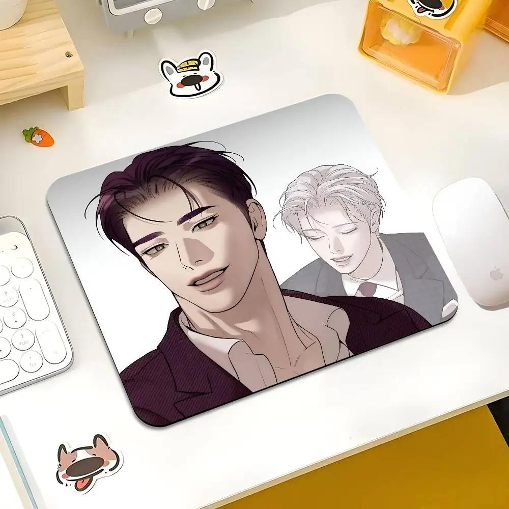 Фото Коврик для мыши Anime Dooshik And Jooha, небольшой коврик для мыши с замком LockEdge для геймеров, коврик для компьютерного стола, прямоугольный, противоскользящий, резиновый №4