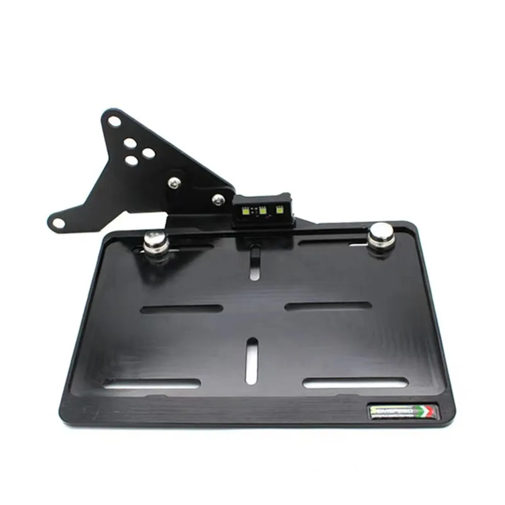 

Для Benda Dark Flag 500 Black Flag 500 Модифицированная боковая рамка номерного знака + рамка номерного знака с коротким хвостом Боковая рамка номерного знака