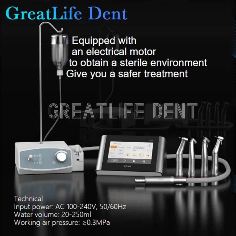 Умный перистальтический насос GreatLife Dent, стоматологический интеллектуальный перистальтический насос COXO CX265-76, электродвигатель, автоматическая подача воды (art.: 3920cbc49f486) - 3920cbc49f486