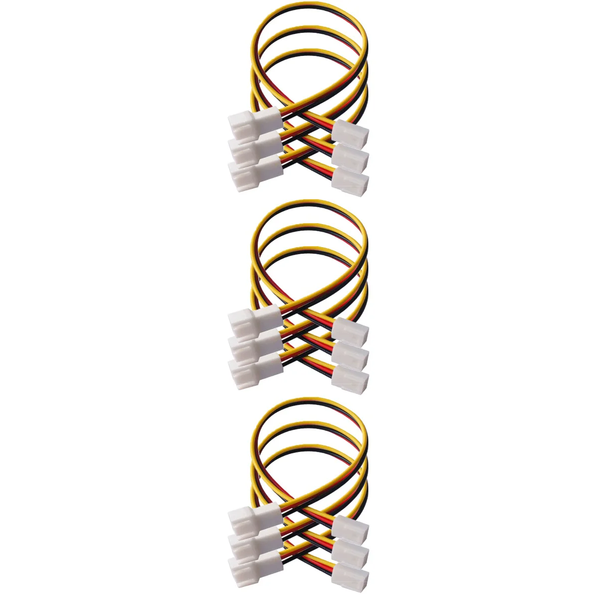 

Cable Fan Extension Computer Pin Case Extender Connector Adapter 3Pin Pc Splitter Cables Cpu