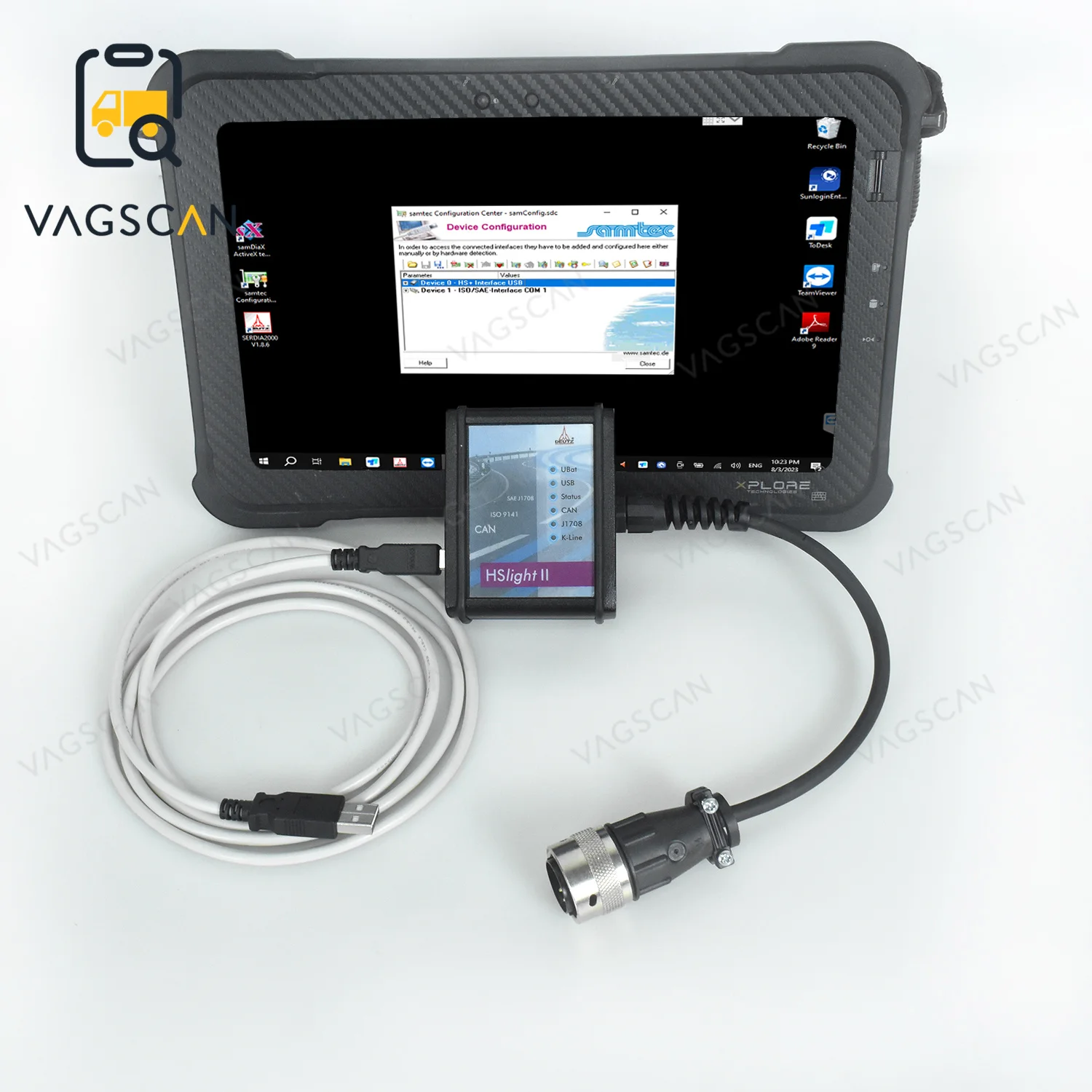 Xplore планшет для Deutz диагностический инструмент полная Emr2  3  4 Decom hslight2 HSlight II Serdia Otomatis SerDia 2000