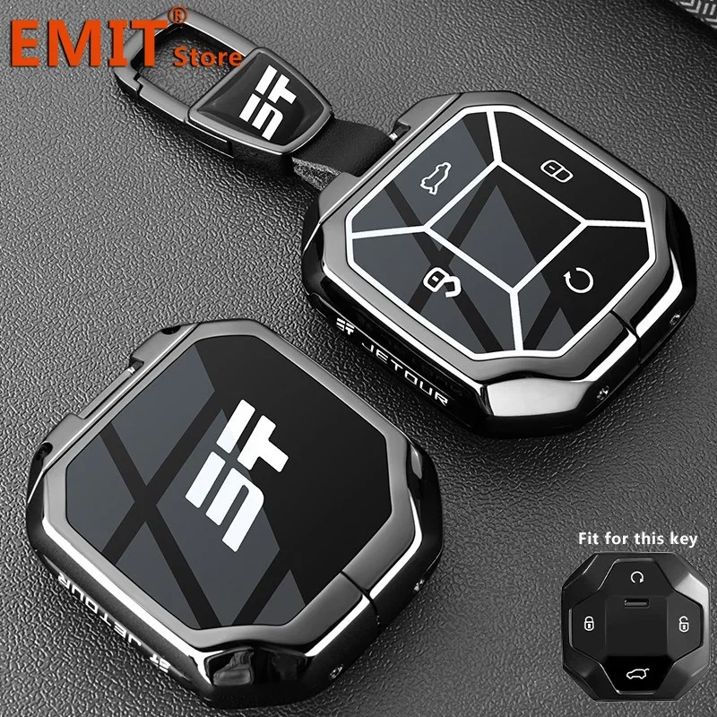 

Автомобильный чехол-брелок из цинкового сплава для Chery Jetour Traveler T2 CDM 2023 2024 4