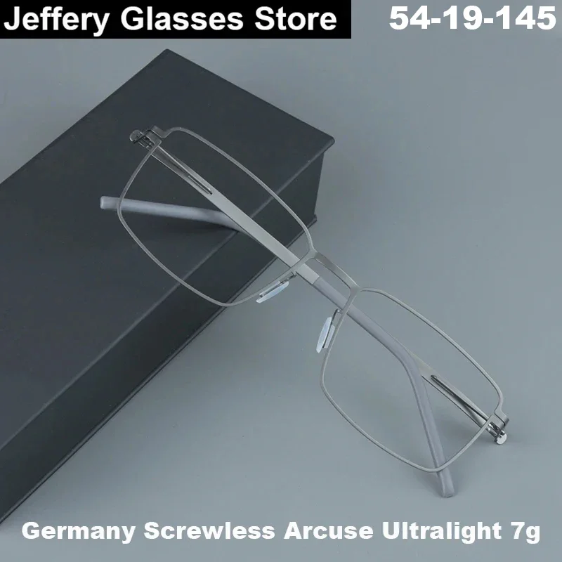 Мужские ультралегкие очки без винтов в тонкой оправе 7 г