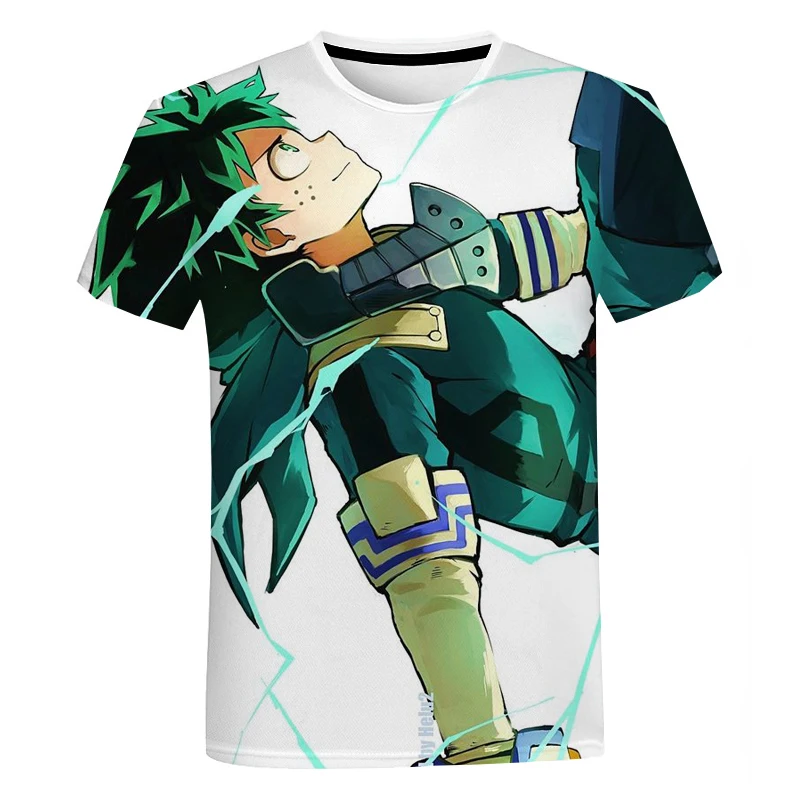 

My Hero Academia 3D Printed T-shirt Men Women Anime T Shirts Summer Casual Trendy Short Sleeve Tops Cool Clothes