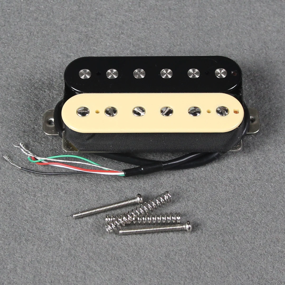 

Электрогитара цвета зебры FLEOR Humbucker звукосниматель мостовой звукосниматель керамические 4-проводные гитарные части