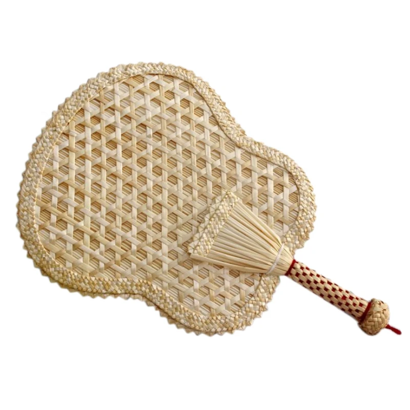 

Веер «банан» ручной работы, плетеный соломенный веер ручной работы, натуральный Ручной Веер для старого лета, экологически чистый веер ручн...
