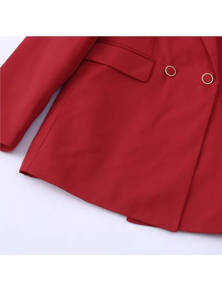 Женские повседневные Пиджаки Adherebling осенние элегантные офисные блейзеры с двумя