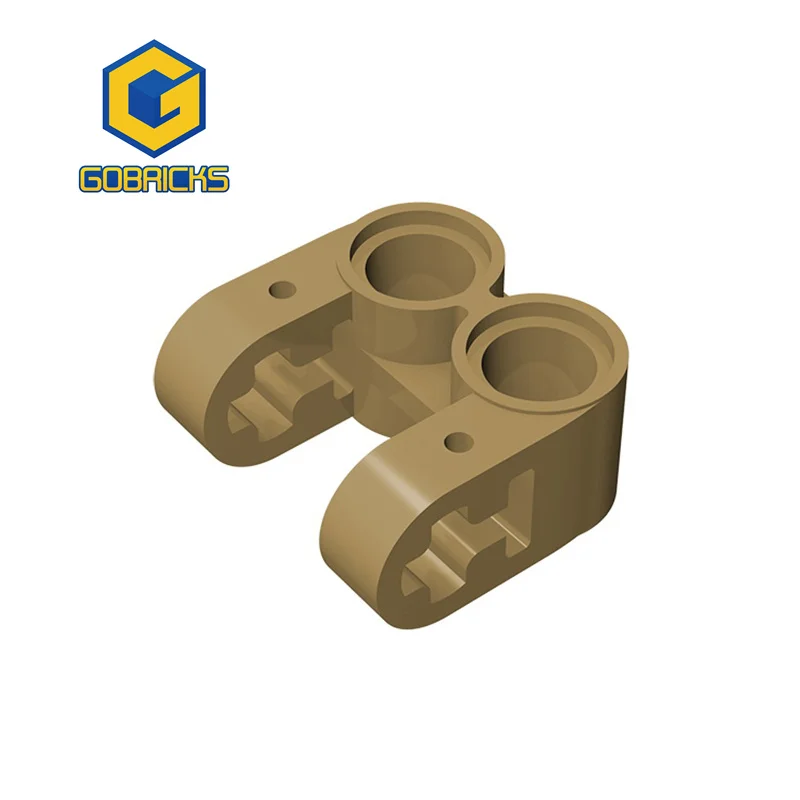 Gobricks 10PCS MOC Assembles Particles 41678 High-Tech Axle and Pin Connector Perpendicular Double Split Building Blocks Toys - купить по