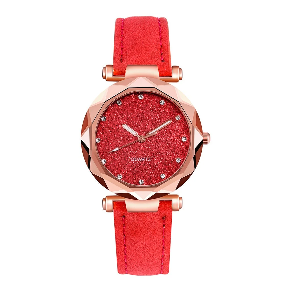 

Hot Sale Ladies Quartz Leather Belt Strap Simple Women Sports Watch Relojes Para Mujer