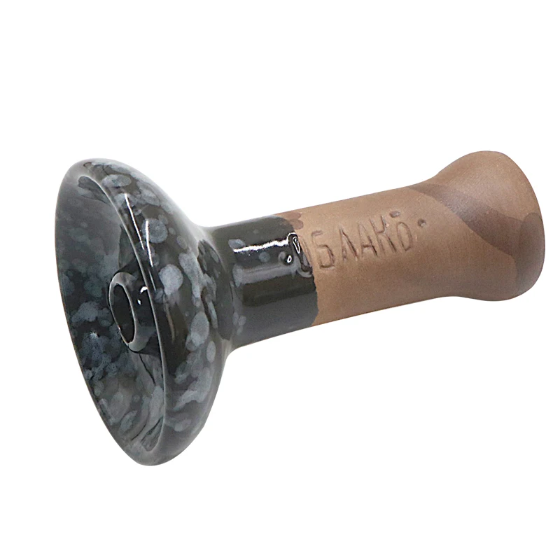 Цветные глянцевые чаши для кальяна керамический держатель продолговатая чаша