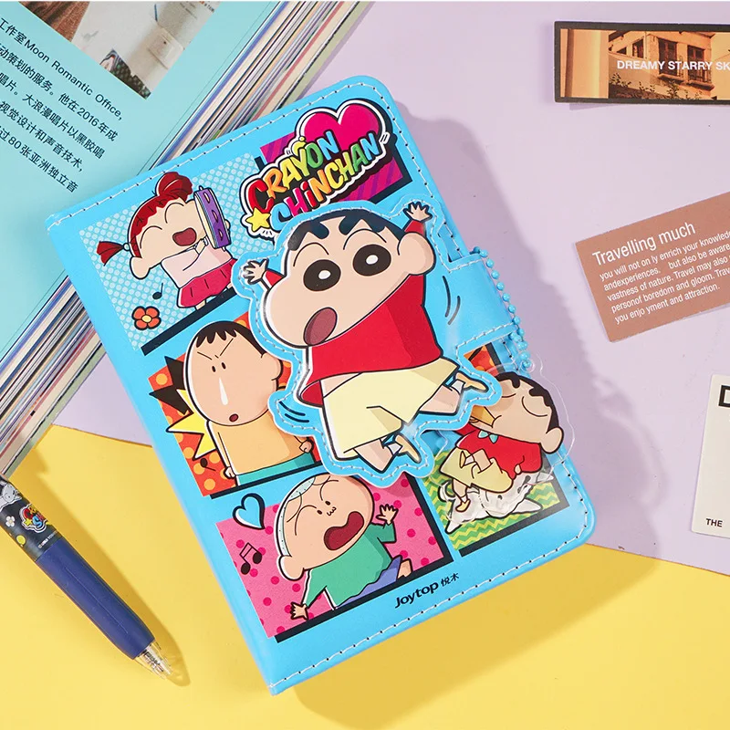 Kawaii Crayon Shin-chan Comic Series Notebook Girl Симпатичное аниме A6 Высоко wyglądająca мультяшная