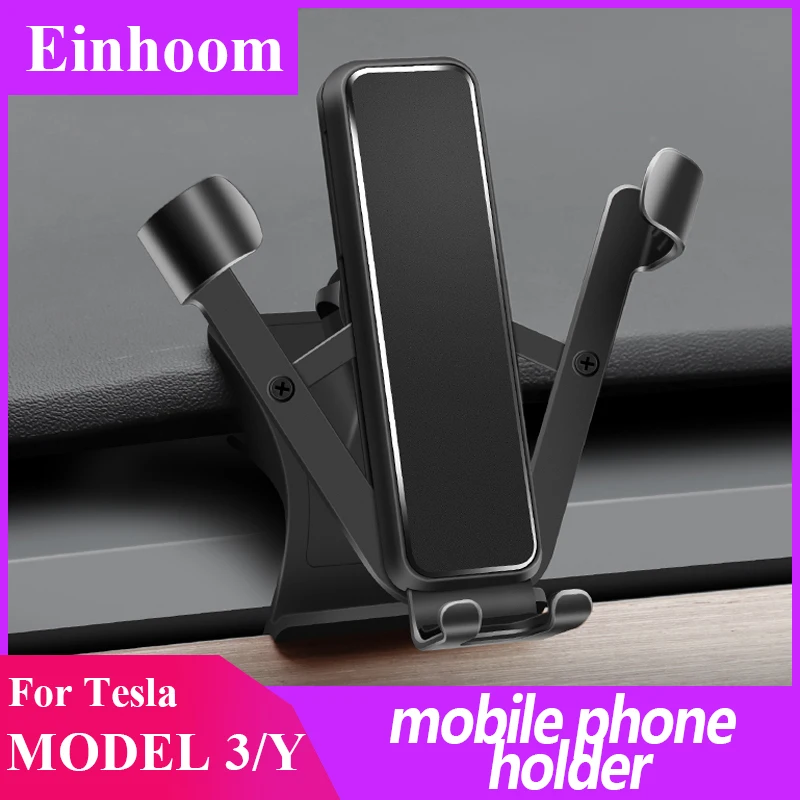 

New upgrade Car mobile phone holder for tesla model Y model 3 Phone Mount Screen Stand bracket Accessories interior Decoration