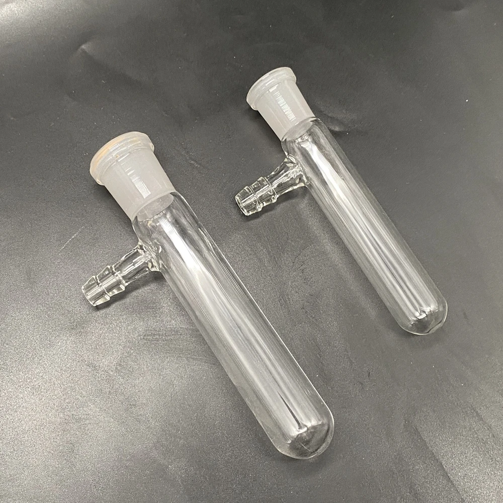

1Pc/Lot 14/23 19/26 24/29 Ground Joint Borosilicate Glass Receiver With Hose/Arm Test Tube Laboratory