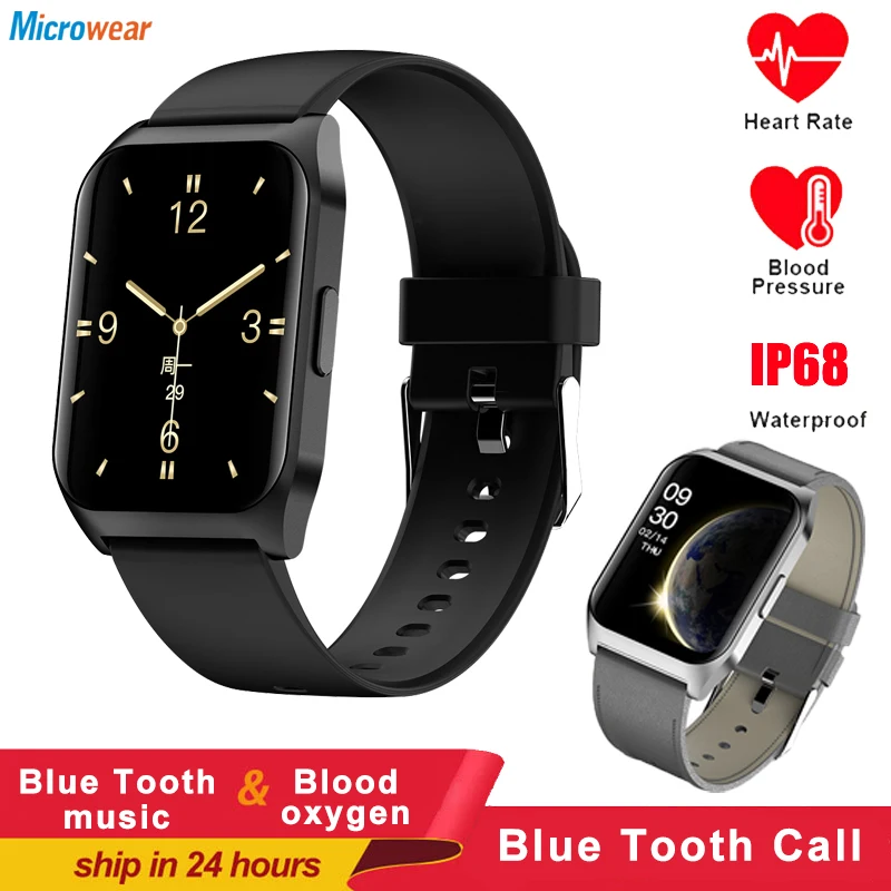 

New Smart Watch Men Women Blue Tooth Call Waterproof Music Sport Smartwatch Multi-Dial Switching Heart Rate Fitness Tracker Band