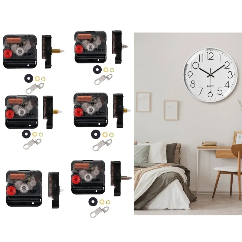 Часы кварцевые с бесшумным сканером длина стержня 13 17 22 мм