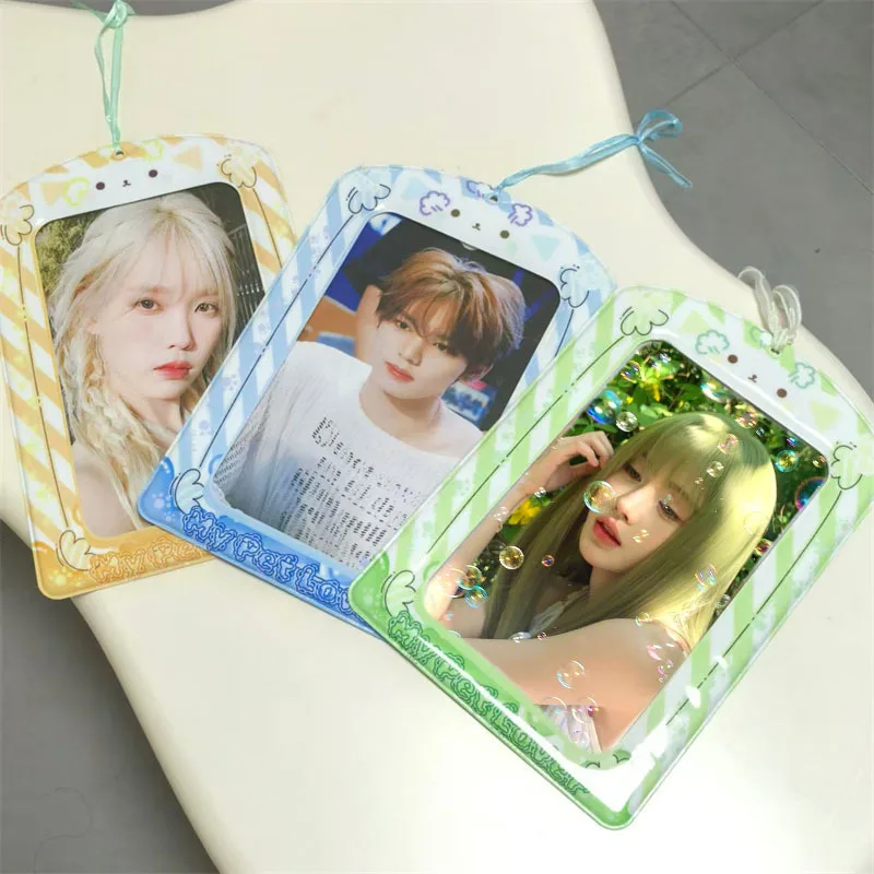 A4 Photo Organizer Card Holder Cartoon Pattern Album LOMO PVC Portrait Case Display Frame