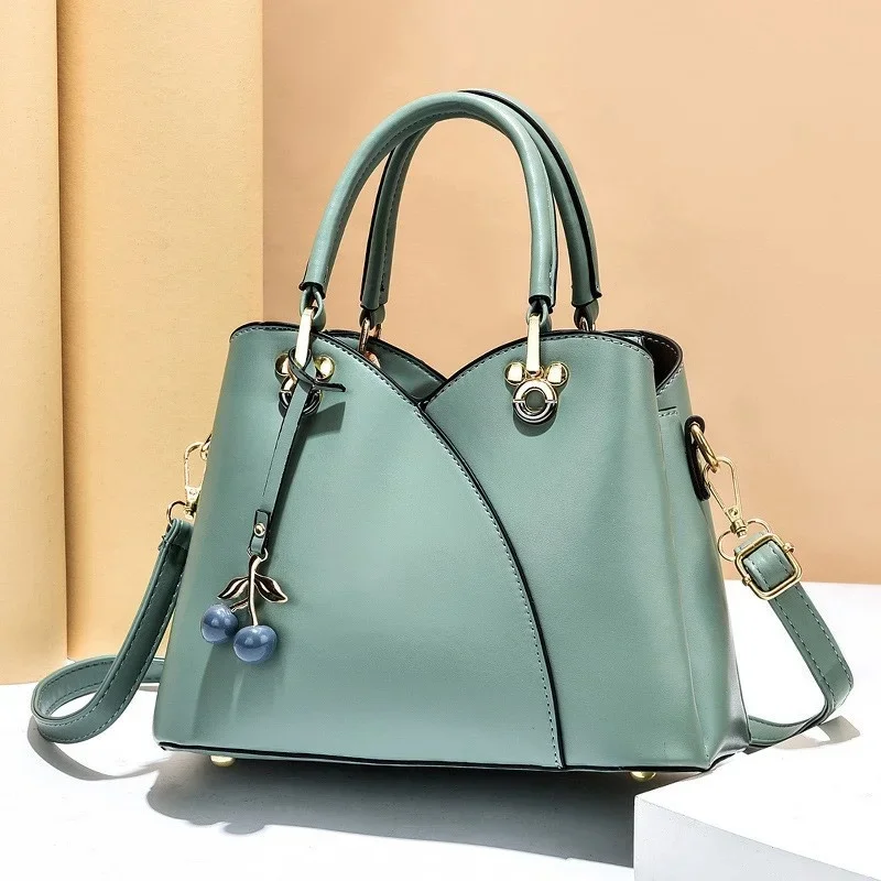 

Simple and fashionable mother's bag for women 2023 new large capacity handbag for middle-aged single shoulder crossbody bag gift