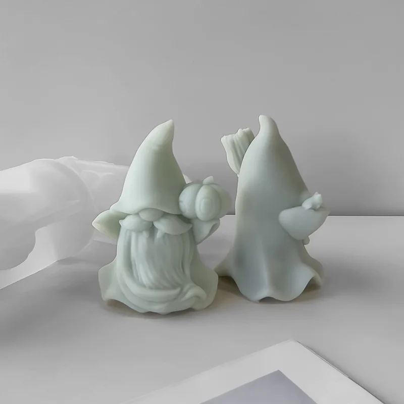 Хэллоуин карлик силиконовая форма DIY ароматическая свеча гипсовые украшения