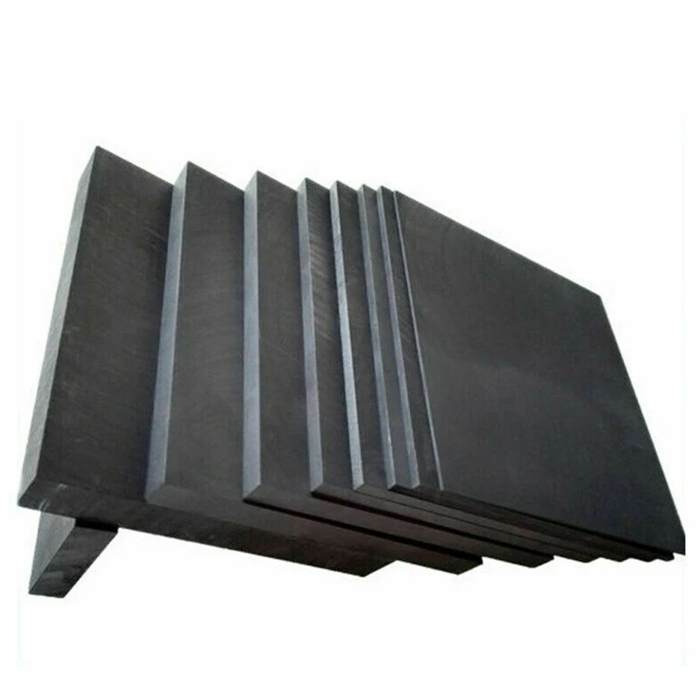 Графитовая пластина высокой чистоты 99.9%, черный графитовый слиток, чистый блочный лист 40 × 22 × 10 мм/50x50x50x0 мм/100x20x4 мм, Графитовая пластина