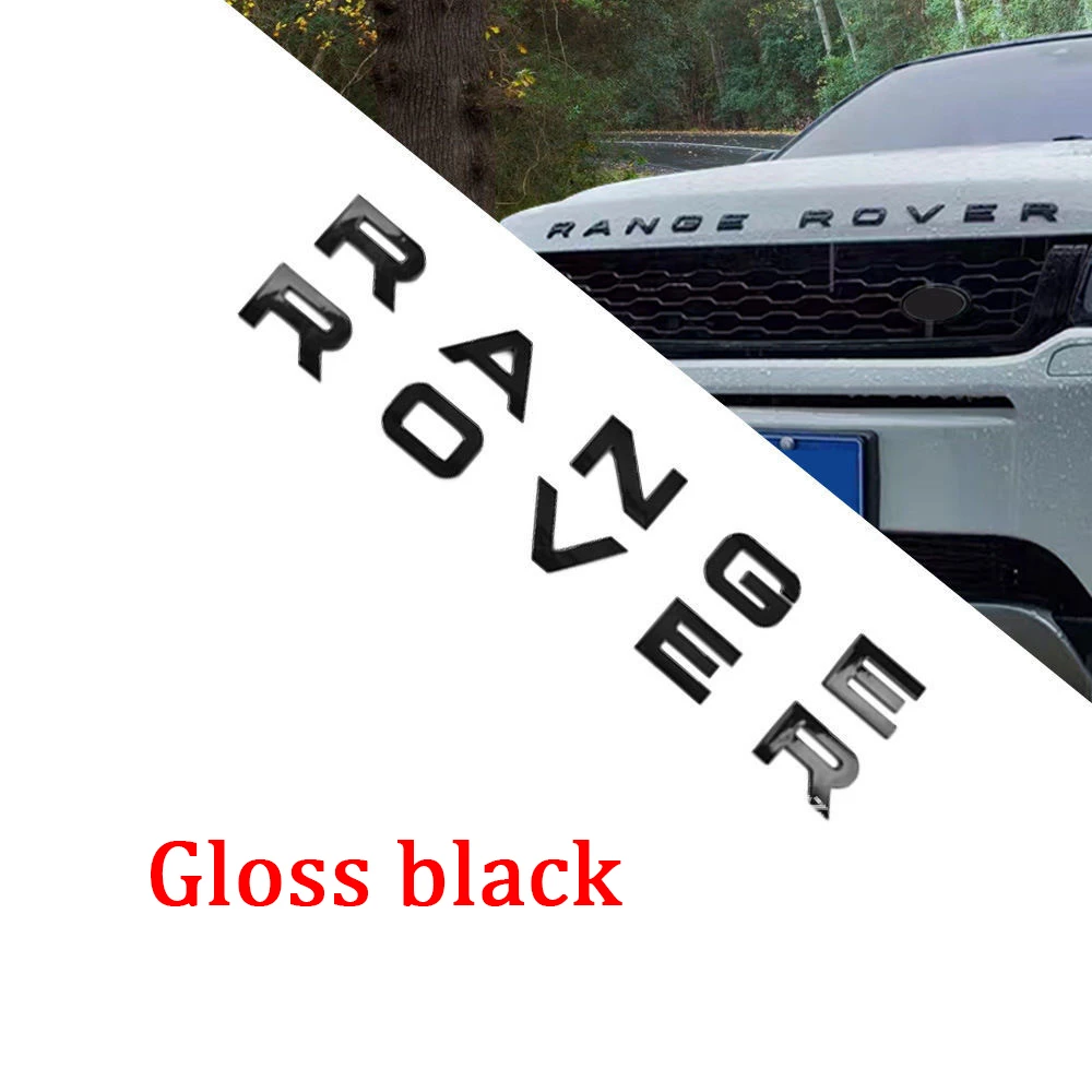 3d ABS логотип Range Rover эмблема буквы значок на капот автомобиля наклейка для L320 L322 L405