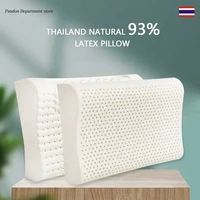 natural latex pillow neck cervical protection breathable orthopedic pillows for shoulder pain sleeping massage with pillowcase