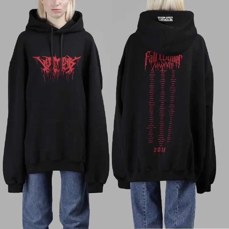 

New VETEMENTS Hoodies Men Women Streetwear High Quality Cotton Sweatshirts Embroidery VETEMENTS Hoodie