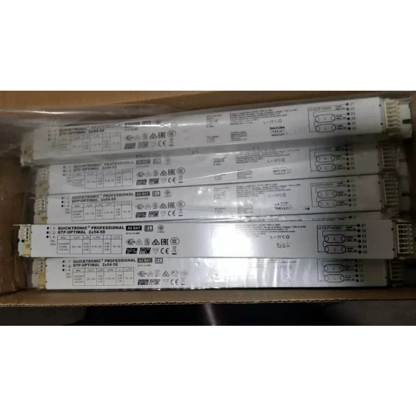 Электронный балласт для ламп OSRAM стандартного типа QT-FIT T5 T8, универсальный, с поддержкой 2:1 (2 лампы на 1 балласт), 2*54-58 Вт. (art.: 3920dac2464ff) - 3920dac2464ff