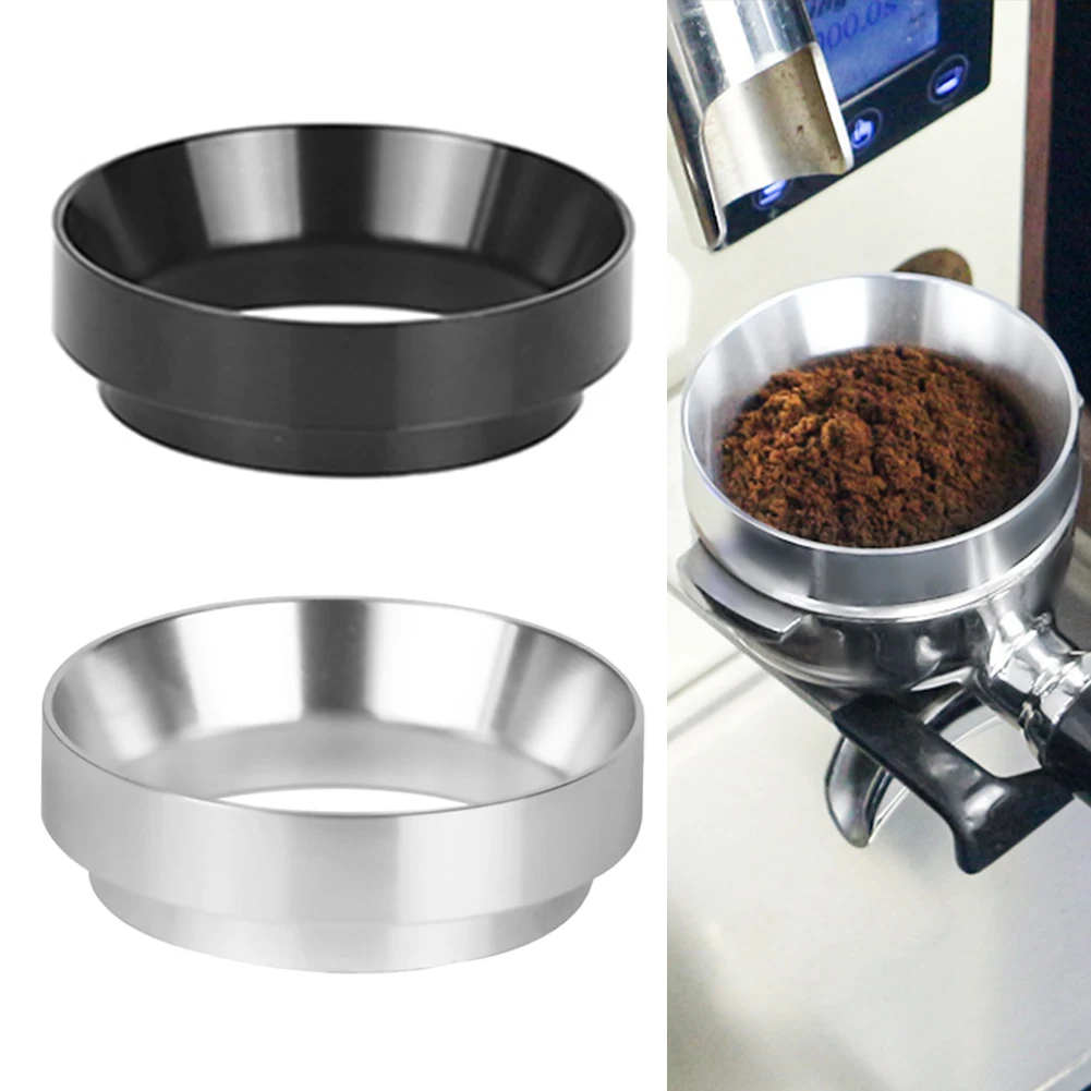 

Aluminum Dosing Ring 58MM/53MM/51MM Filter for Brewing Bowl Coffee Powder Basket Spoon Tool Tampers Portafilter Coffeeware