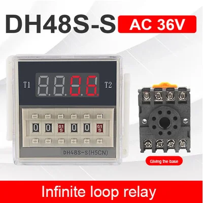 

Цифровое реле времени DH48S-S AC 36V