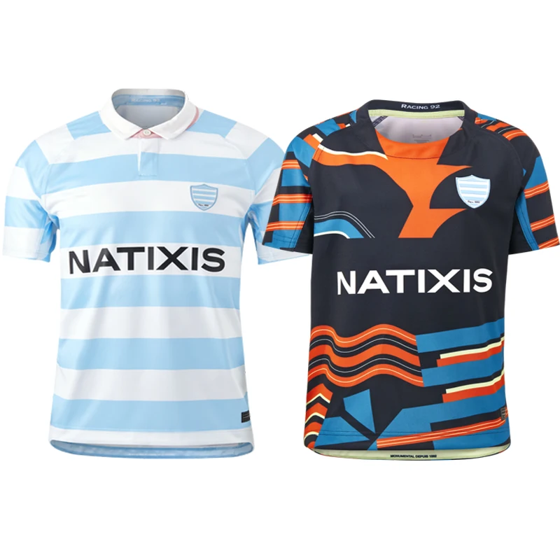 

2023 Racing 92 Rugby Jersey Home Away Men's Shirt Top Quality Free Delivery Size: S-5XL