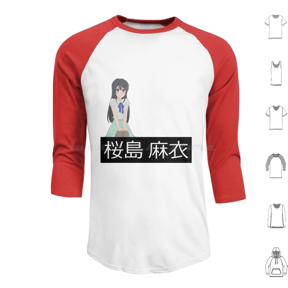 

Толстовки с длинным рукавом Sakurajima Mai Bunny Senpai Raskal Rascal Not Dream