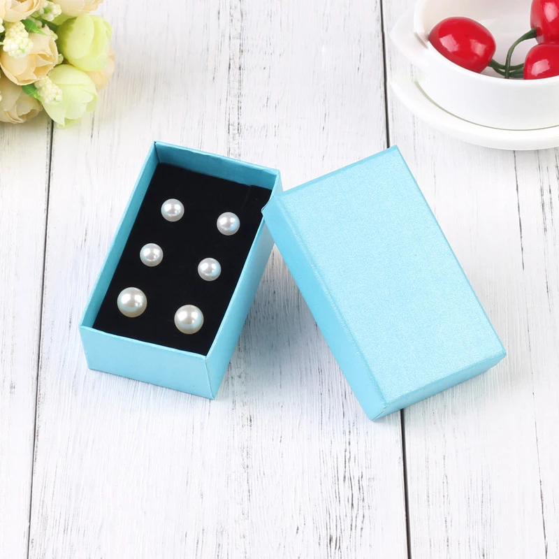 Дорожный органайзер для ювелирных изделий картонная шкатулка ожерелий серег