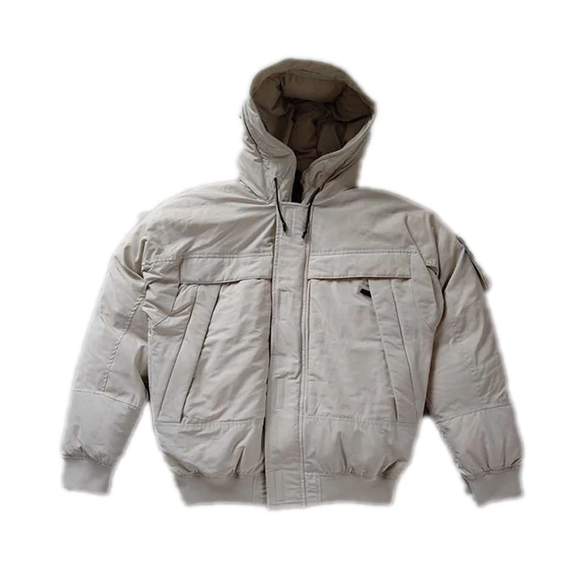 Men's Winter Cotton Padded Jacket Winproof Hooded Thick Warm Parkas Coat Men Solid Casual Outwear Short Down Jackets