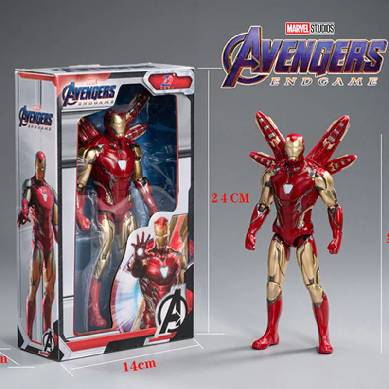

Disney Marvel Super Heroes Avengers Endgame Thanos Hulk Captain America Thor Wolverine Action Figure Toys Doll for Kid Boy