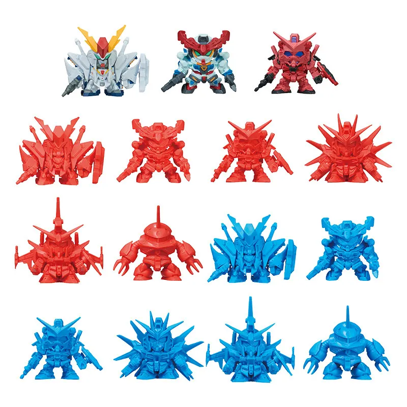 Фото Коллекционная фигурка Bandai Gundam Senshi Zero 01 Gashapon: Пенелопа Згок, Страйк Фридом, Джастис, Гквакс — Декоративный кулон в аниме-стиле №3