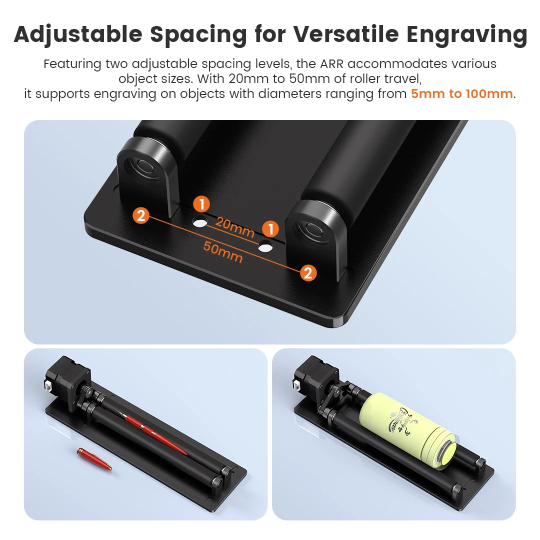 Лазерный роторный ролик AlgoLaser лазерный гравер по оси Y 360° ° Вращающийся