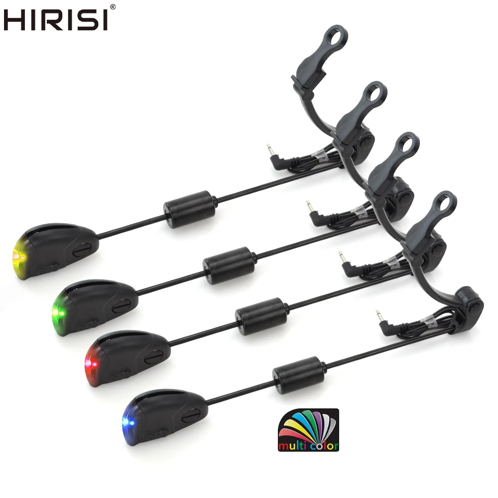 Carp Fishing Swingers Set LED Light Indicator for Fishing Alarms Bite Indicator With Button Cell Batteries B2018