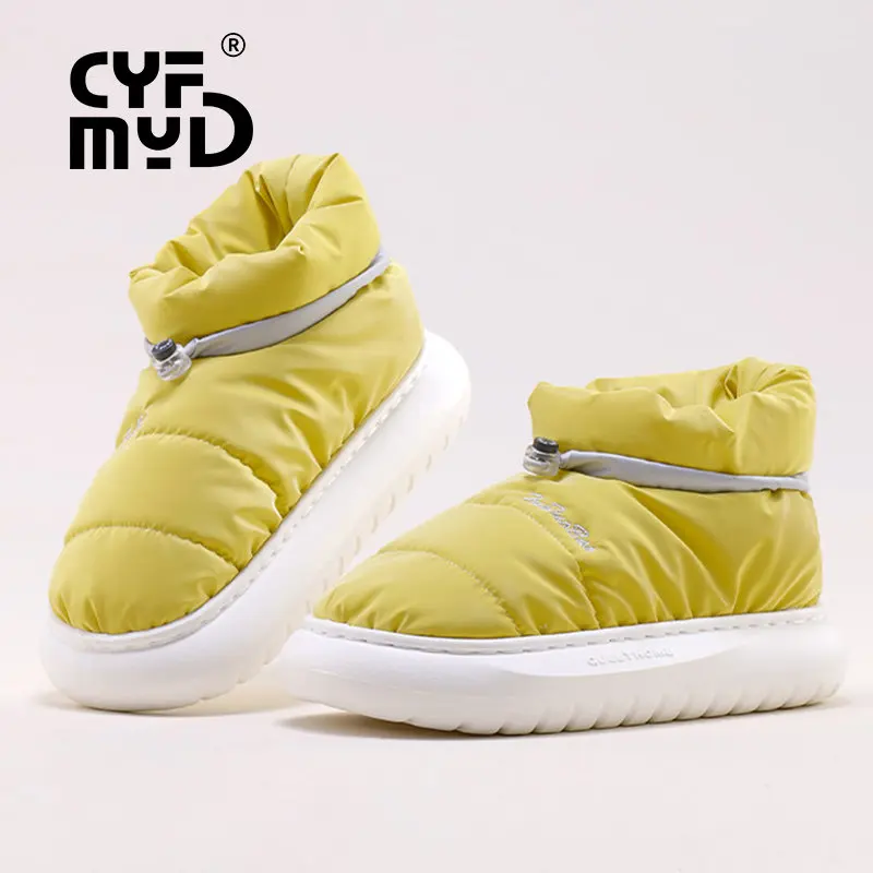 Home Slippers for Women Platform Shoes Down Cloth Designed Female House Slippers Soft Warm Plush Women House Slippers Winter