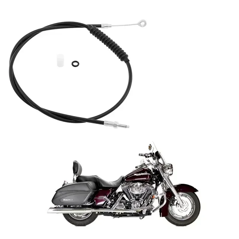 Фото Для Harley Road King FLHR 2000-2005 Electra Glide FLHT 2000-2006 Road Glide FLTR 2000-2003 мотоциклетный трос сцепления сцепления LW Mot №2