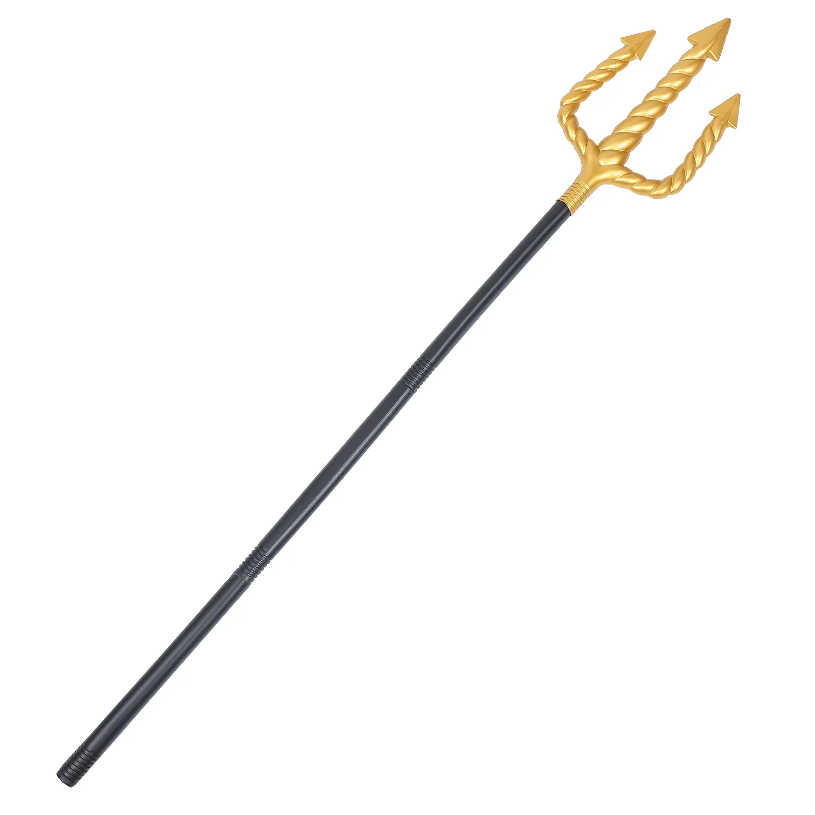 

Props Triple Fork Performance Child Spiral Toy Cosplay Imitation Trident Plastic