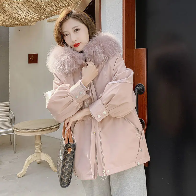 

New Women's Real Natural Rabbit Fur Coat Female Turn-down Collar Fashion Jacket Ladies Outerwear Coats Parkas Hooded Jacket G358
