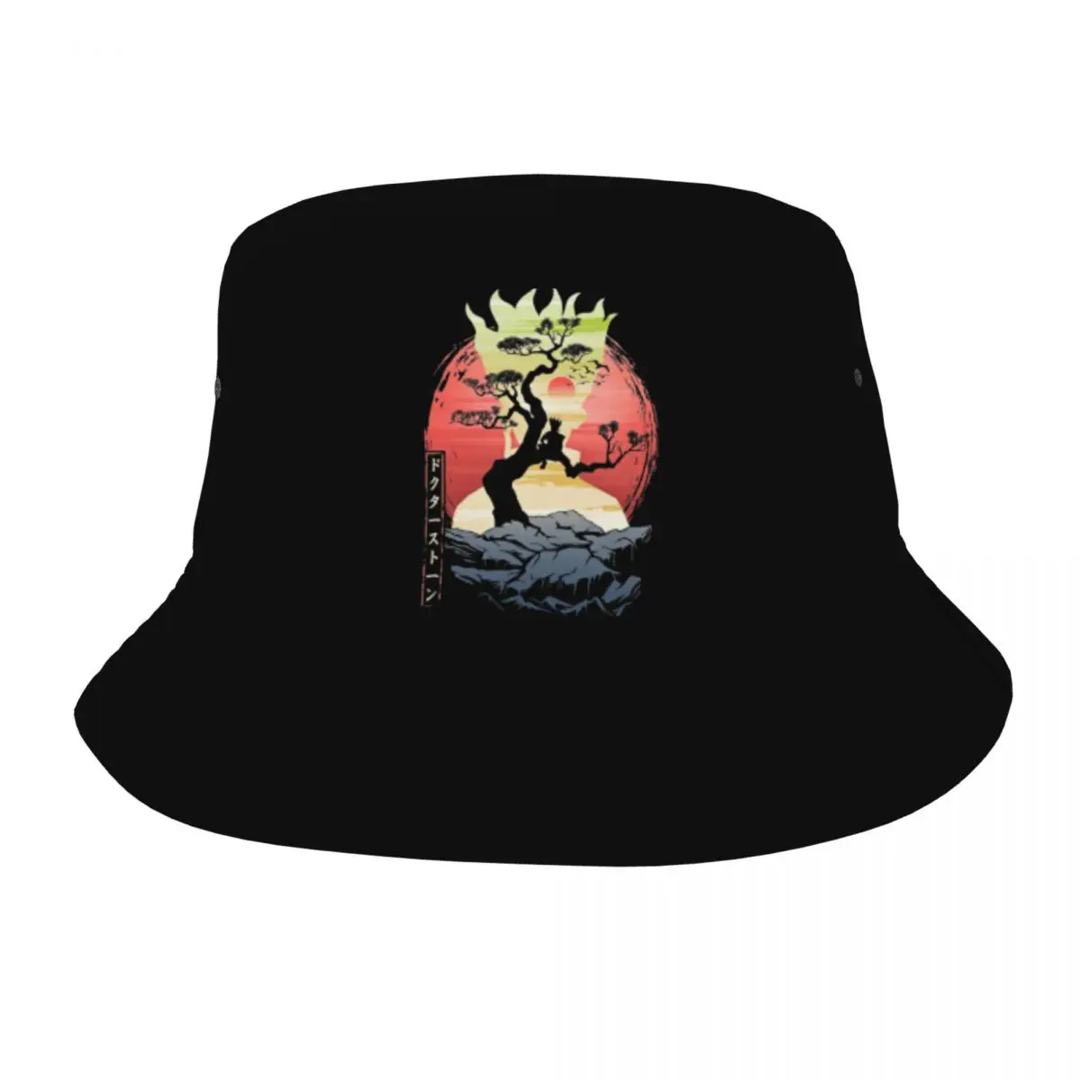 

Dr. Stone Senku Ishigami World Stones Bucket Hat Spring Headwear Merch Fishing Caps for Women Men Bob Hat Lightweight