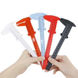 0-150MM Sliding Caliper Plastic Lightweight Smooth Plastic Square Ruler Accurate Measuring Tool Line Saw Metalworking