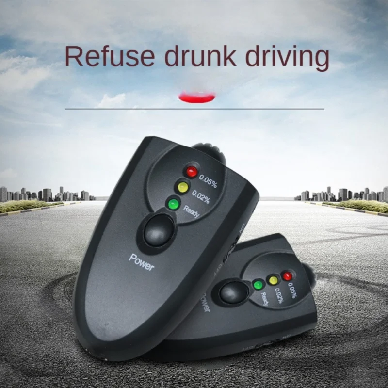 

Mini Car Portable Keychain Alcohol Tester Breathing Car Digital Display LED Test Supplies Alcohol Breath Tester